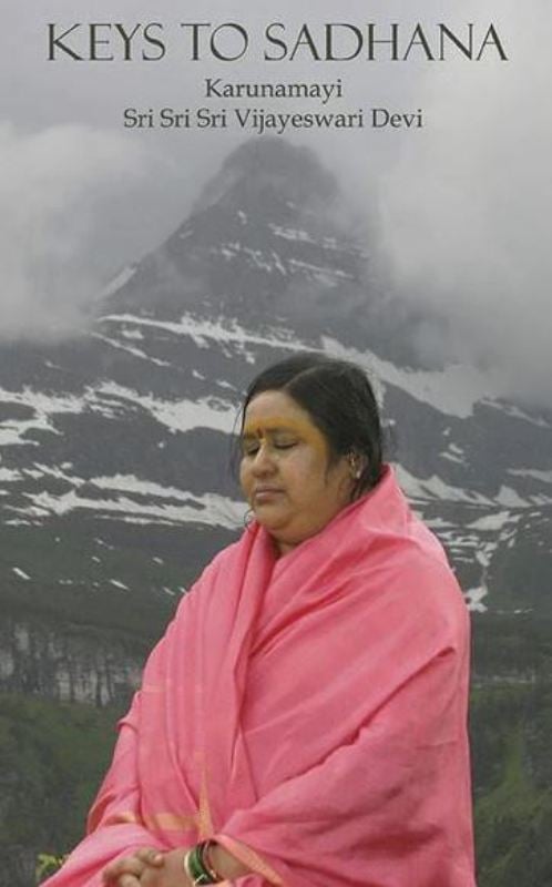 The cover of Amma's book 'Keys to Sadhana'