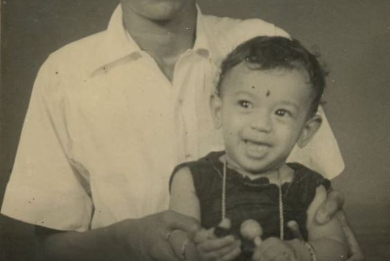 A childhood picture of S. R. Srinivasa Varadhan