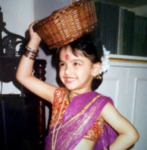 Ayesha Kanga's childhood picture