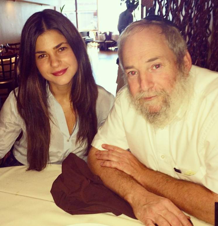 Chaya Raichik with her father