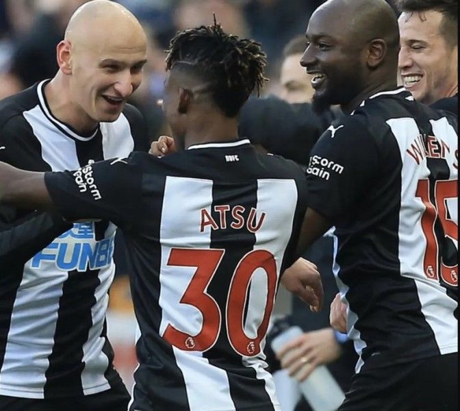Christian Atsu's 30 number jersey for Newcastle United