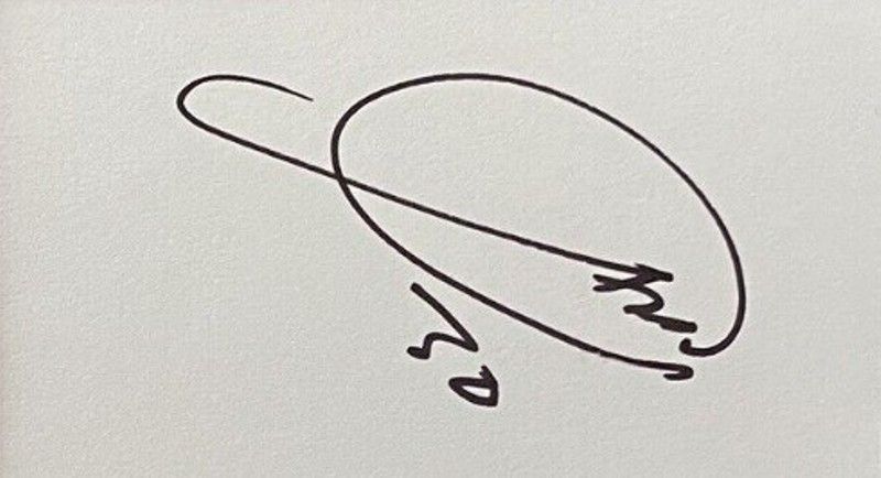 Christian Atsu's autograph
