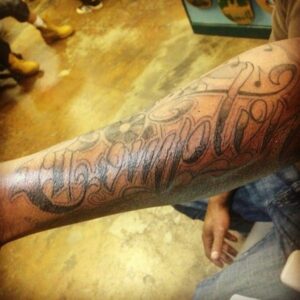 Coolio's Compton tattoo