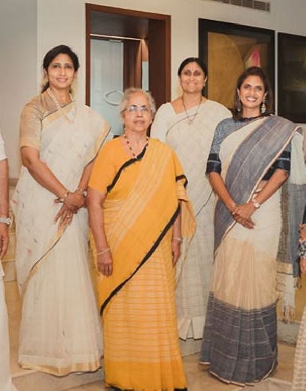 D. Suresh Babu's wife, Lakshami Daggubati (second from right)