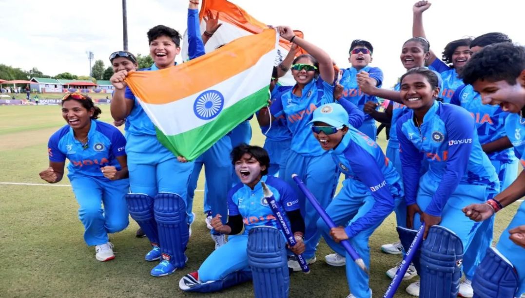 Indian Women U-19 squad after winning the inaugural Women’s U-19 T20 World Cup