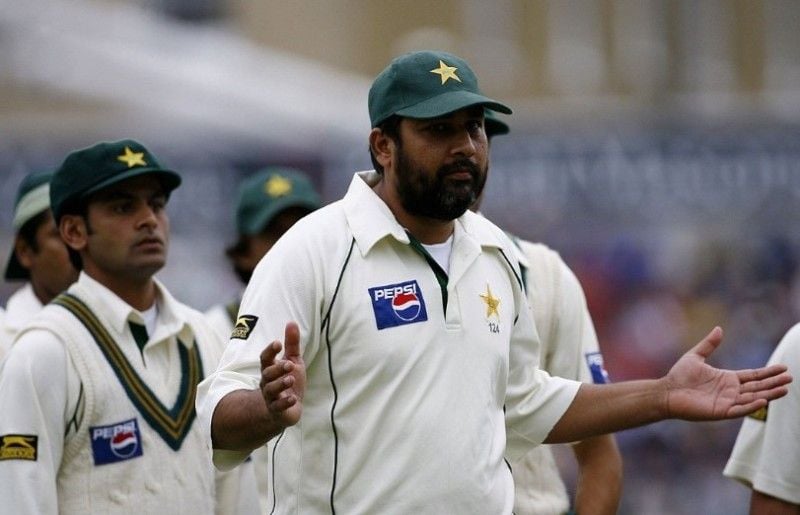 Inzamam-ul-Haq during the controversial 2006 Oval test