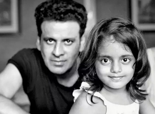 Manoj Bajpayee with his daughter