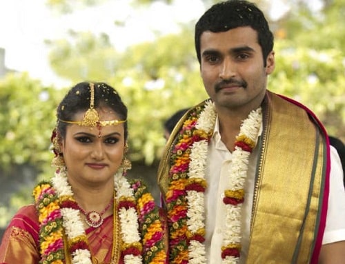 Nandha Durairaj's wedding picture
