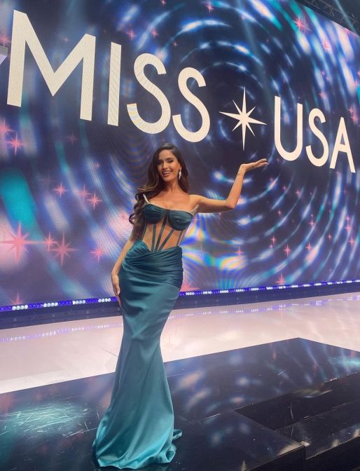Natalia Barulich at the 70th annual Miss USA pageant, held in Tulsa, Oklahoma
