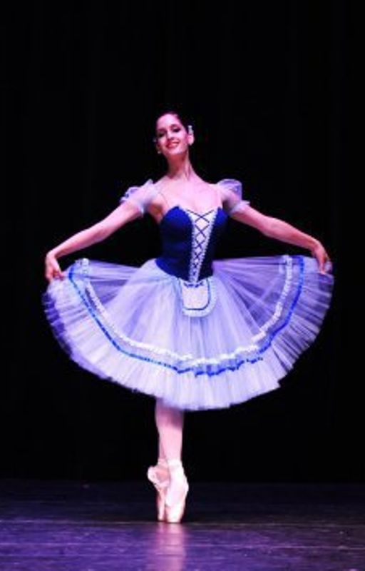 Natalia Barulich performing ballet at the Youth America Grand Prix, a student ballet competition, held in Texas in 2009