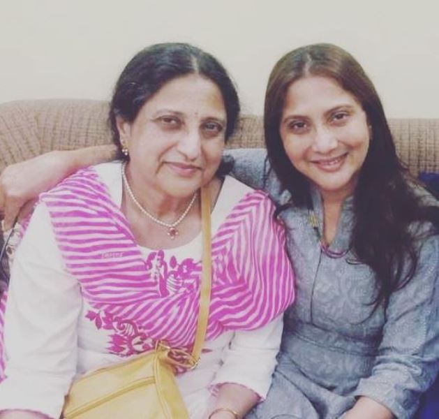 Nivedita Joshi Saraf with her sister, Meenal Paranjpe