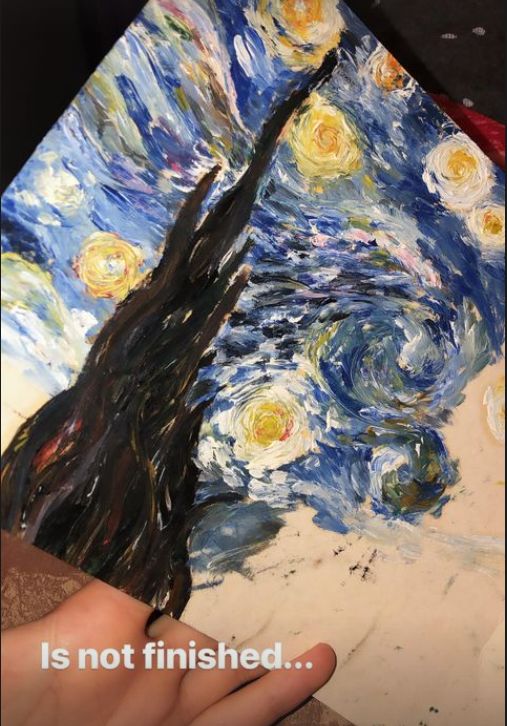 Recreation of Starry Night by Dasha