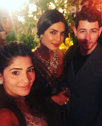 Sapna Gill at Priyanka Chopra and Nick Jonas' wedding reception