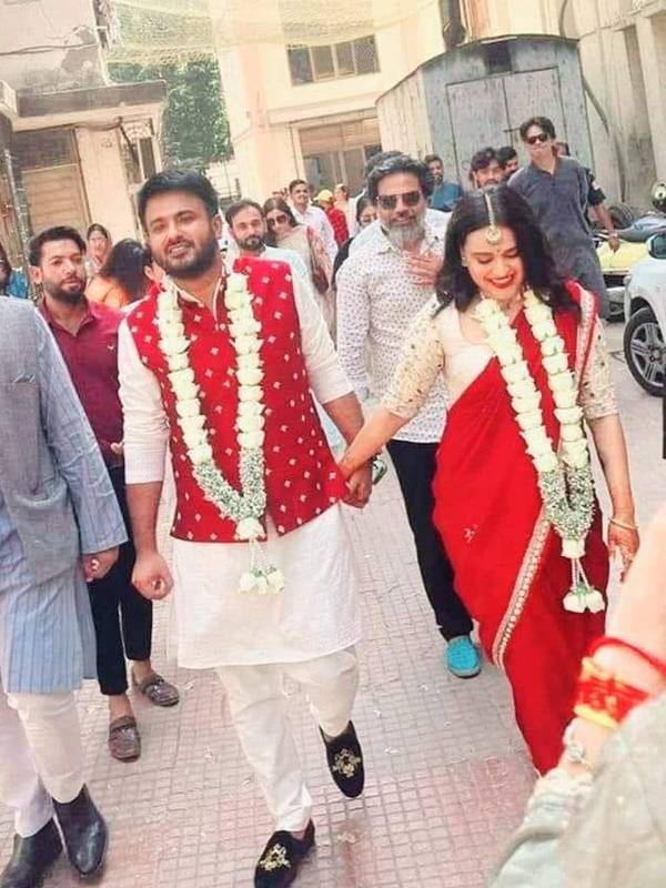 Swara Bhaskar and Fahad Ahmad's wedding photo