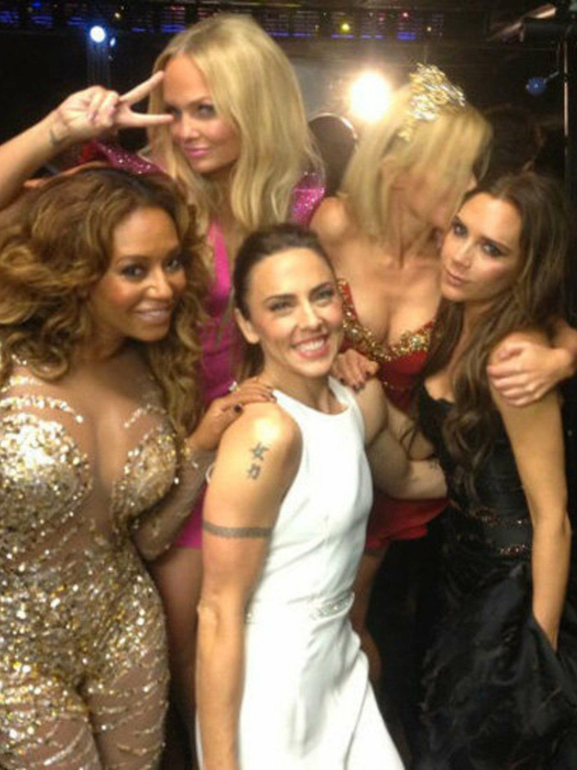 The Spice Girls at the Olympic Closing Ceremony 2012