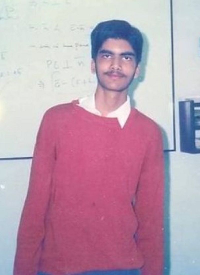 Vikas Vaibhav during his college days