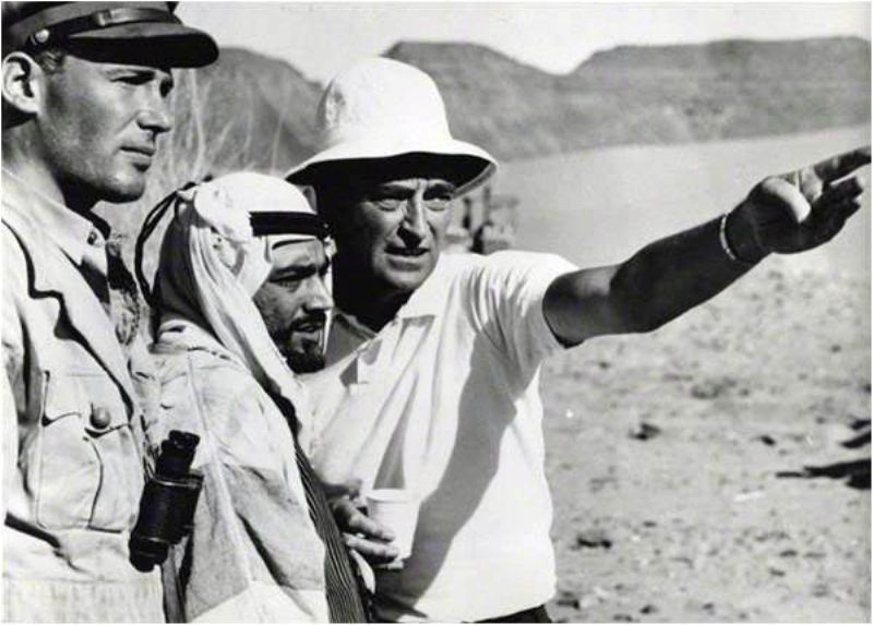 Zia Mohyeddin (centre) in a still from the film 'Lawrence of Arabia'