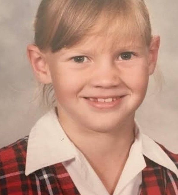 A childhood photo of Meg Lanning