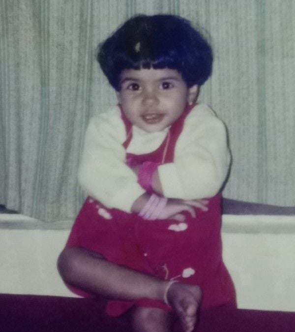 A childhood picture of Reneesha Rahiman