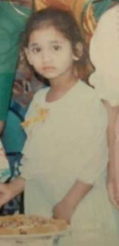 A childhood picture of Spandana Palli