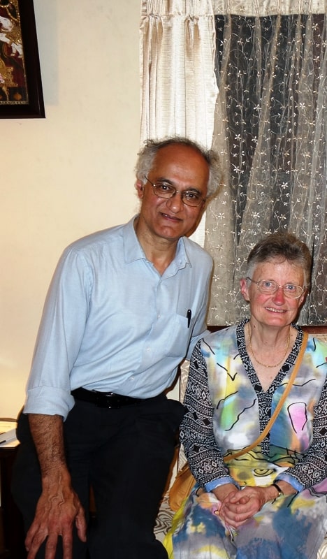 A photo of Kartiki Gonsalves' mother and father
