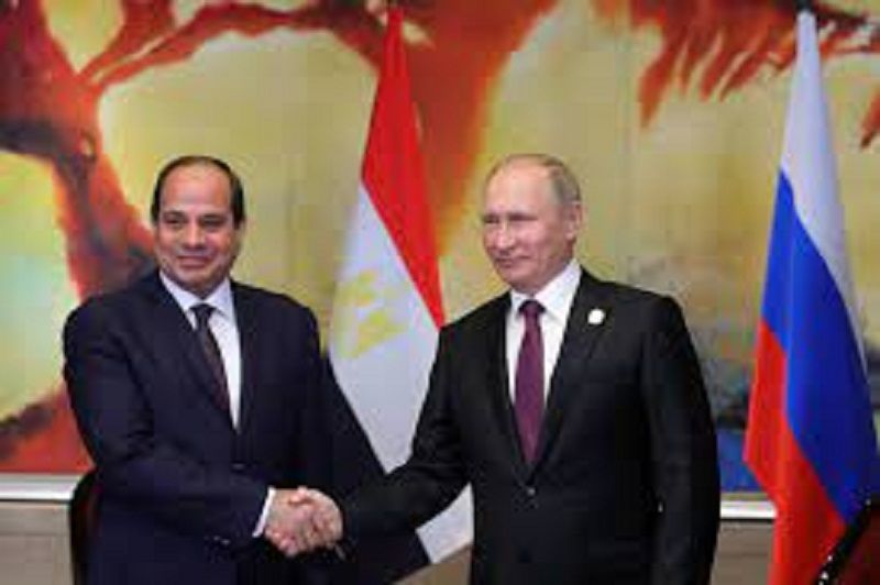 Abdel Fattah el-Sisi with Russian President Vladimir Putin