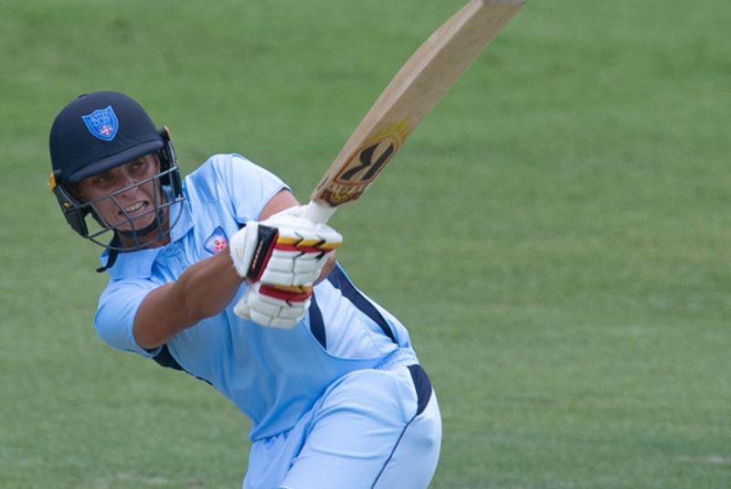 Ashleigh Gardner playing for New South Wales