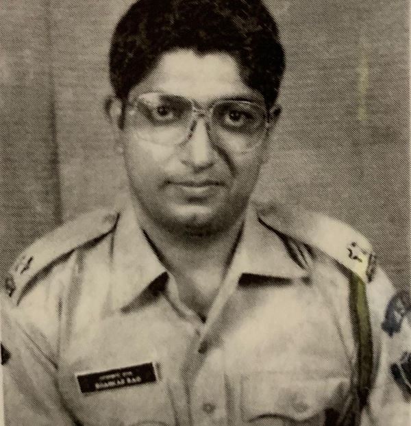 Bhaskar Rao as an IPS officer in 1990
