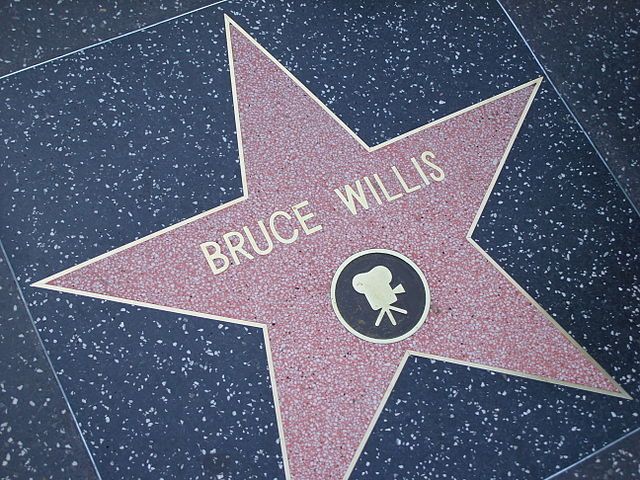 Bruce Willis' Star at the Hollywood Walk of Fame