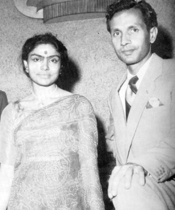 Chetan Anand and Uma Anand