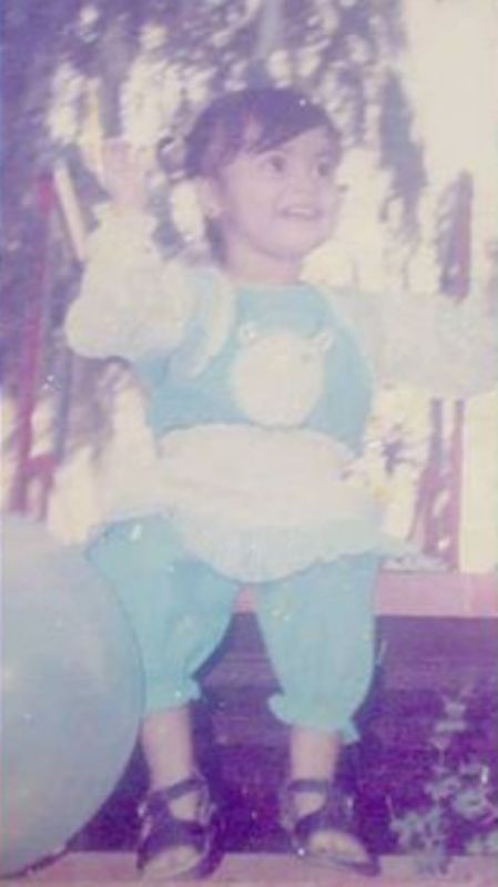 Childhood picture of Sehar Shinwari