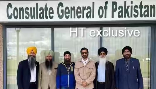 Daljit Kalsi outside the Pakistan Consulate General in Vancouver in Canada