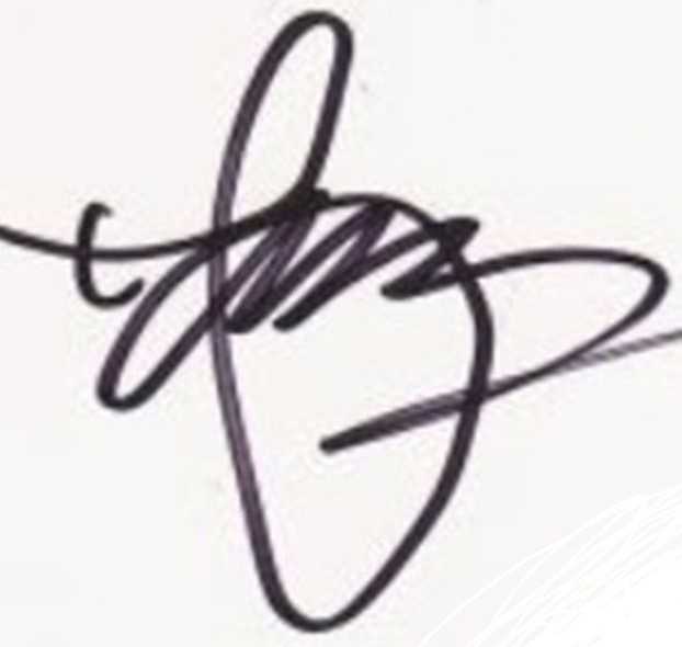 Erin Burns' signature