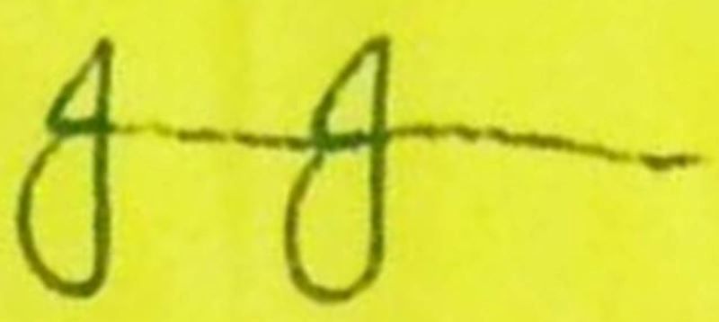 Jess Jonassen's signature