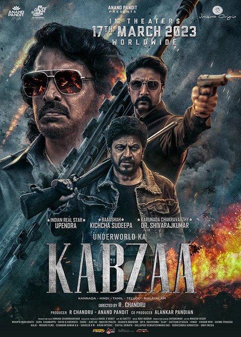 Poster of the film Kabzaa (2023)