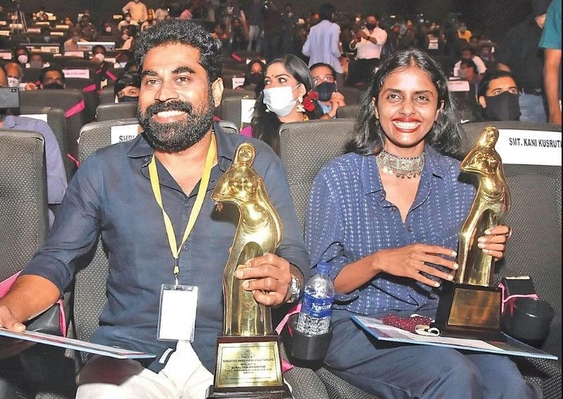 Kani Kusruti won the Best Actress Award for the Malayalam film Biriyani (2019) at the Kerala State Film Awards