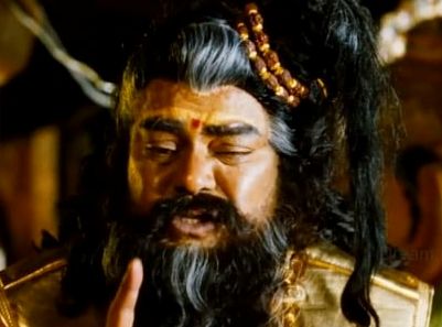 Kota Srinivasa Rao as Subrahmanyam in the film Krishnam Vande Jagadgurum