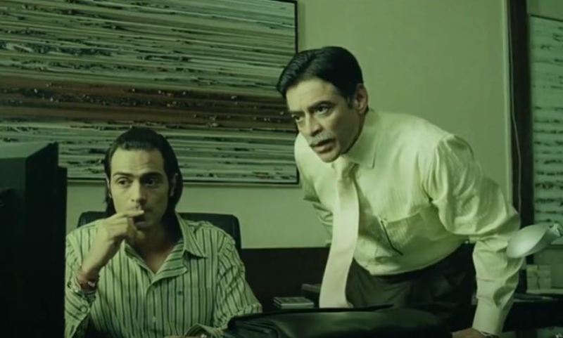 Micky Makhija as Mr Joshi in a still from the film Don (2006)