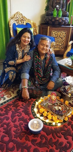 Peepal Baba with his sister