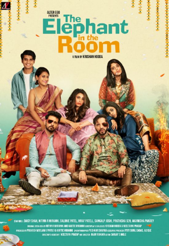 Poster of Saloni Khanna's debut short film The Elephant in the Room (2021)