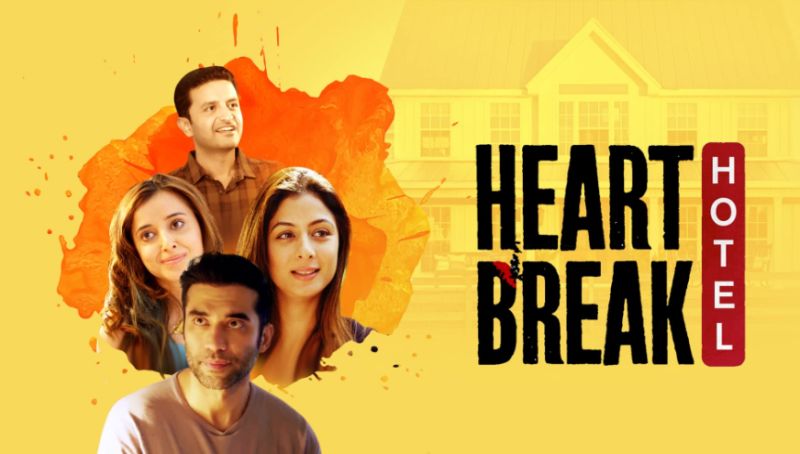 Poster of Saloni Khanna's debut web series The Heartbreak Hotel (2019) on SonyLIV