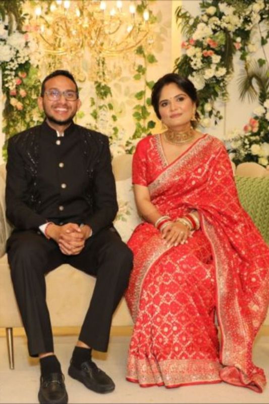 Ritesh Agarwal's wedding photo
