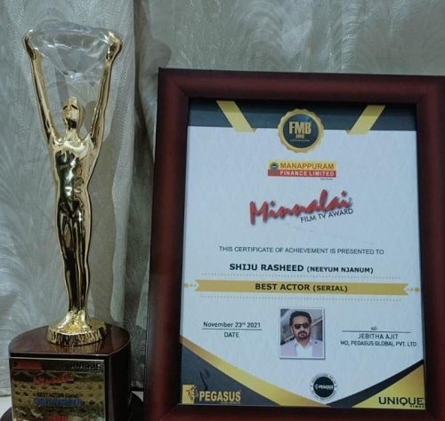 Shiju Abdul Rasheed's award