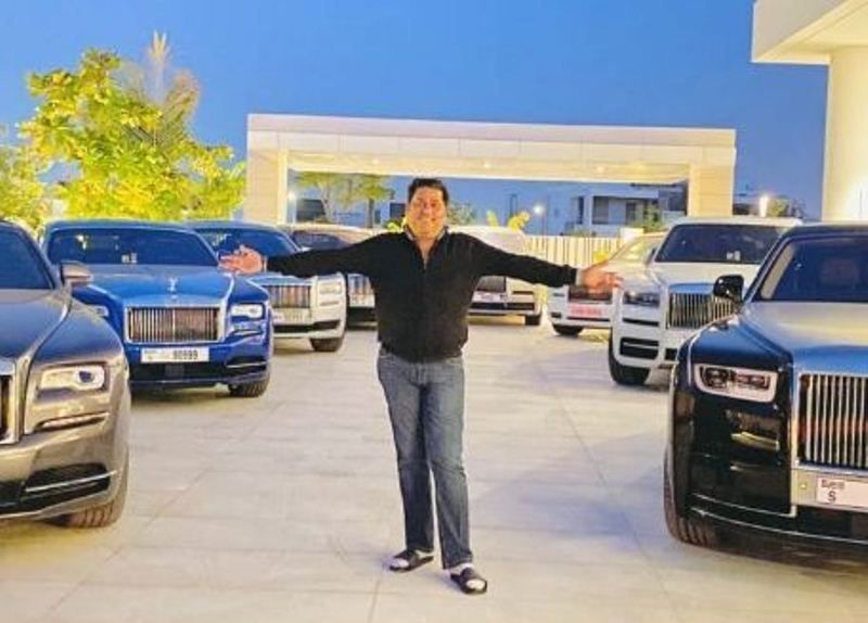 Vikas Malu with his luxurious cars