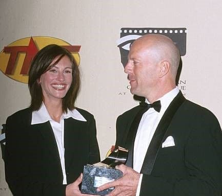 Willis with the American Cinematheque Award