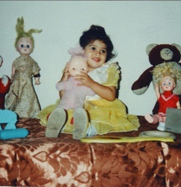 A childhood photograph of Ruchita Jadhav