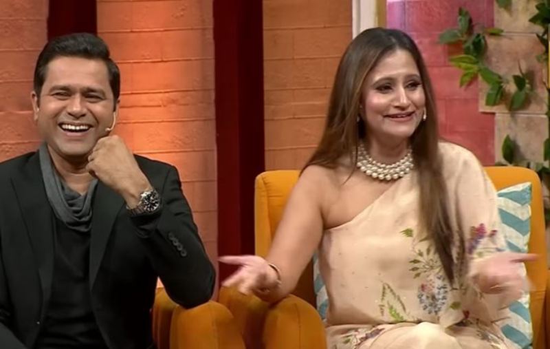 Aakshi Mathur and Aakash Chopra in The Kapil Sharma Show (2023)