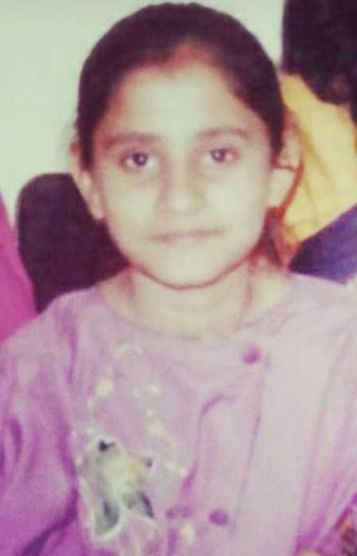 Aakshi Mathur as a child