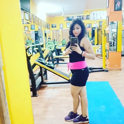 Aarti Mittal in a gym