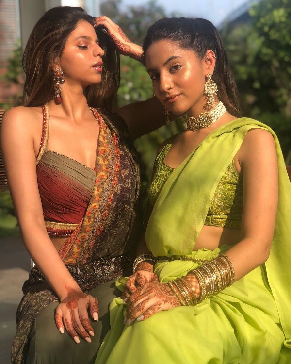 The viral picture of Alia Chhiba with Suhana Khan